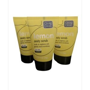 Clean & Clear Lemon Zesty Scrub, Travel Size (1oz) 3  pack DISCONTINUED HTF‎